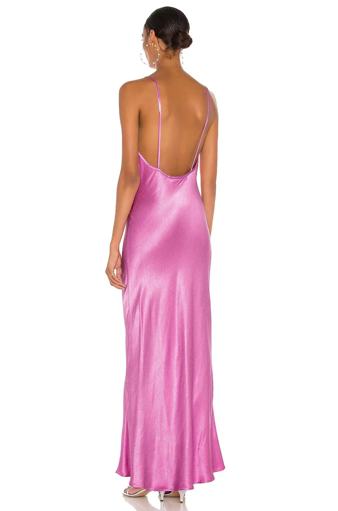 Bec & Bridge Lucie Maxi Dress Fuchsia Pink Size 8  for rent on The Volte - main image