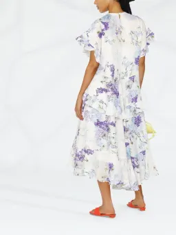 Zimmermann Rhythmic Floral Print Dress Size 2/Au 12 for rent on The Volte - image 3