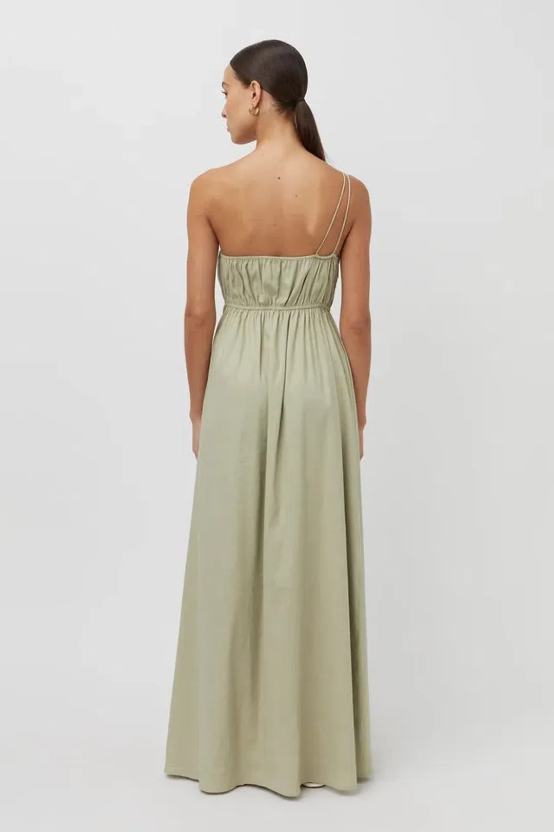 Camilla and Marc Sevilla Asymmetric Dress Green Size 6 for rent on The Volte - main image