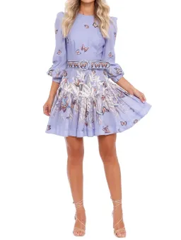 Zimmermann The Botanica Belted Mini Dress Pandanus Size 2 / Au 12 for rent on The Volte - image 1