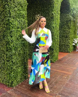 Manning Cartel Abstract Dress Multi Size 12 for rent on The Volte - image 3