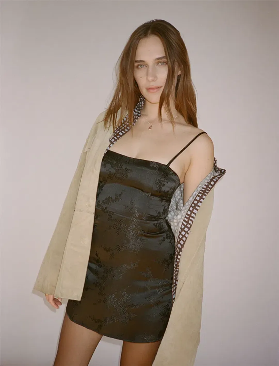Realisation Par The Emelie Mini Dress in Shibuya Black Size S/Au 8 for rent on The Volte - main image