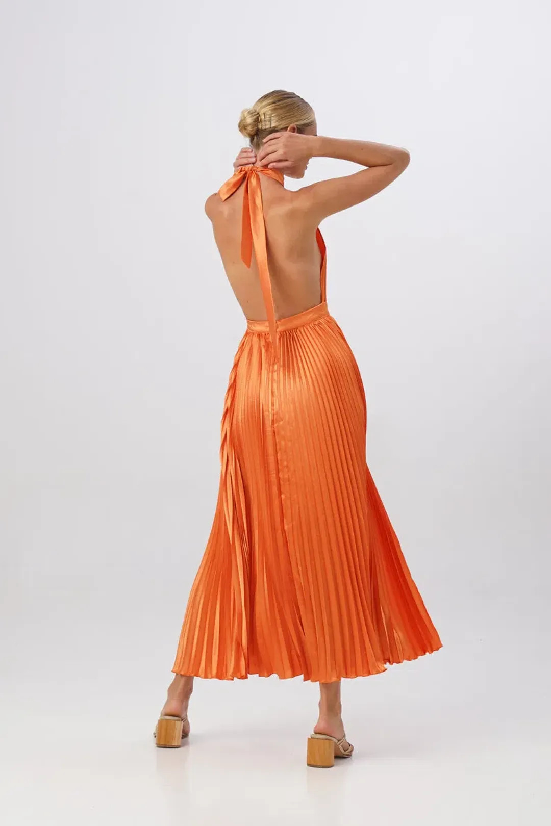 Lidee Renaissance Split Gown Tangelo Size 6  for rent on The Volte - main image