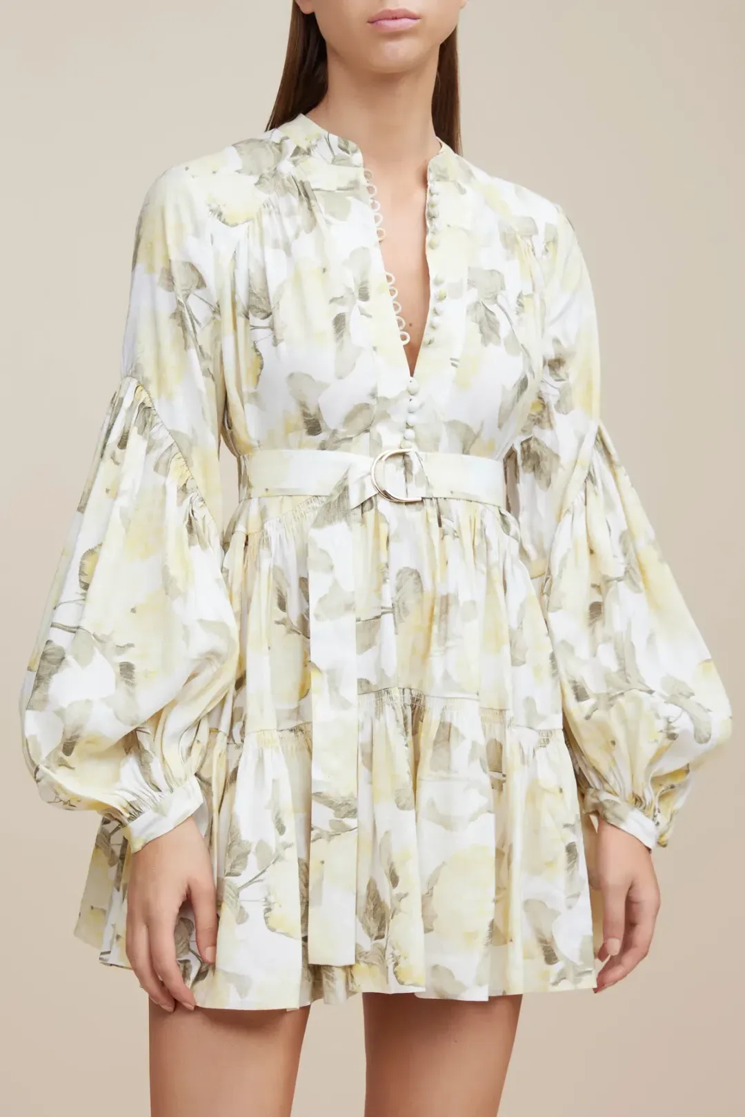 Acler Somerset  Mini Dress Hydrangea Garden Size 12 for rent on The Volte - main image