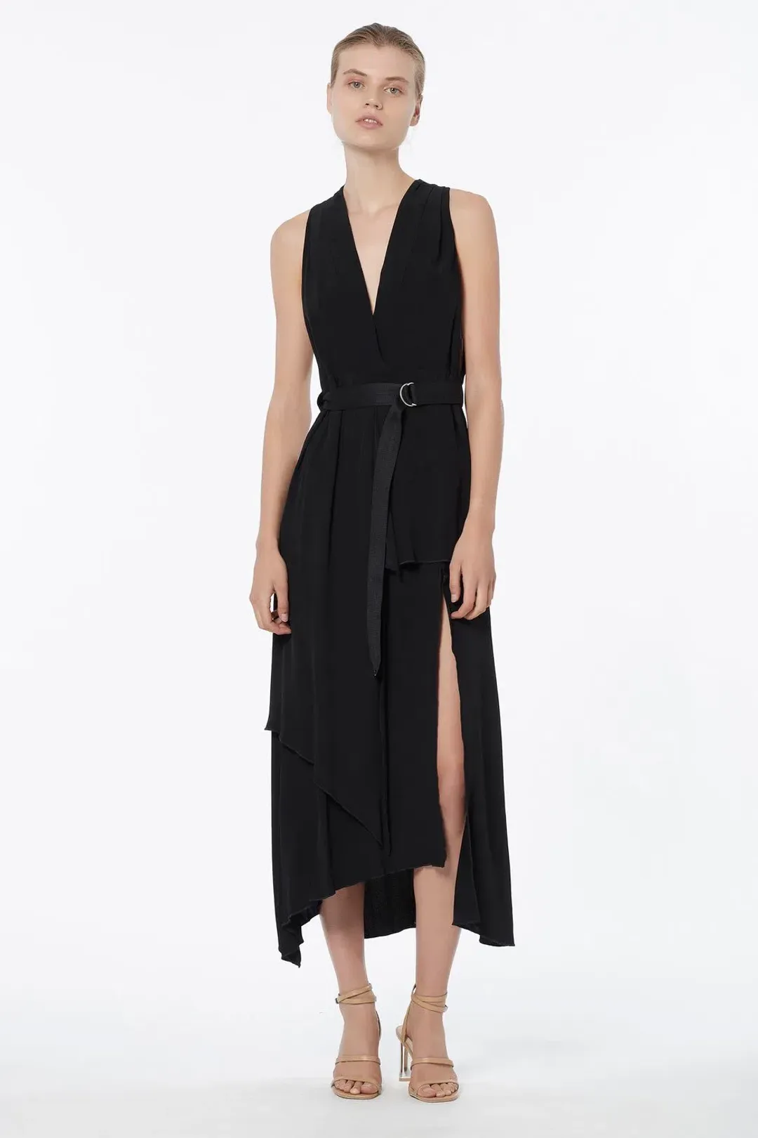 Manning Cartell New Order Midi Dress in Black Size 8 / S for rent on The Volte - main image
