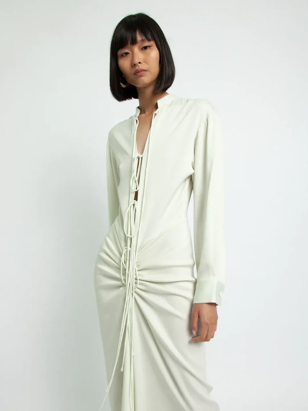 Christopher Esber Bertoia Long Sleeve Dress Mint Size 8 for rent on The Volte - main image