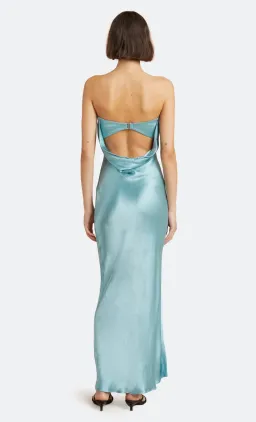 Bec & Bridge Moon Dance Strapless Dress Sea Spray Size 6 for rent on The Volte - image 3