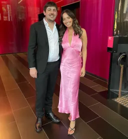 Bec & Bridge Indi Halter Maxi Dress Pink Size 8 for rent on The Volte - image 4