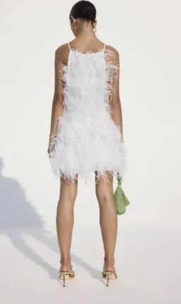 Cult Gaia Shannon Mini Dress Off White Size XS / Au 6 for rent on The Volte - image 2