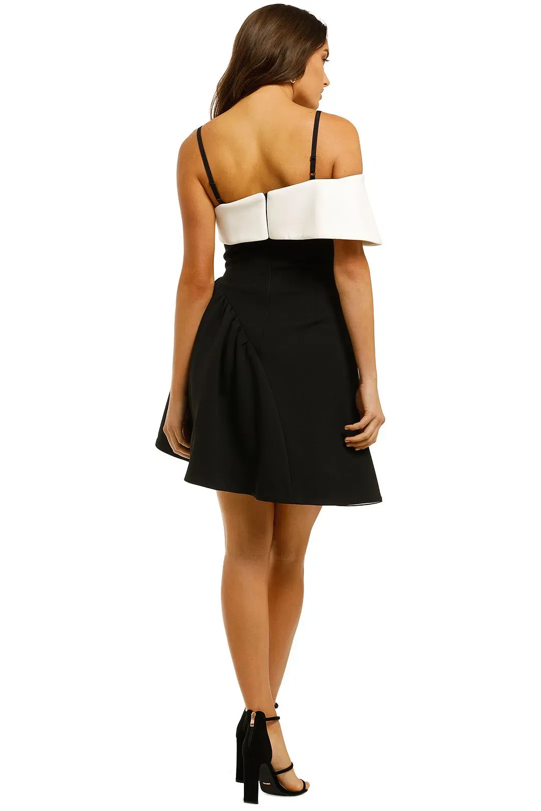 Elliatt Mila Dress Black/White Size M/10 for rent on The Volte - main image