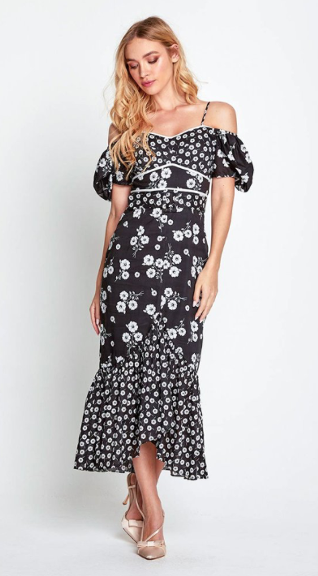 Alice McCall Izabella Midi Dress Floral Size 12 for rent on The Volte - main image