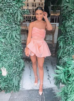 Eliya The Label Tayla Dress Peach Size 6 for rent on The Volte - image 3