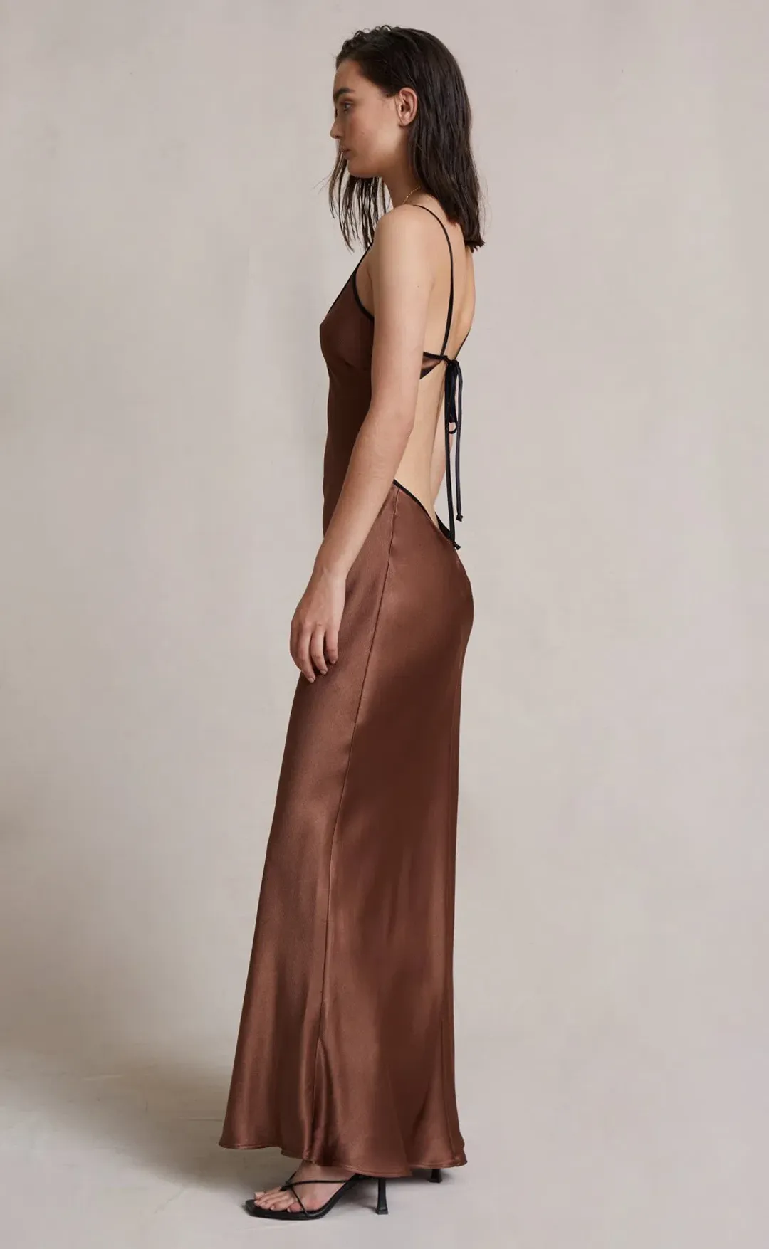 Bec & Bridge Cedar City Maxi Dress Brown Size 8 for rent on The Volte - main image