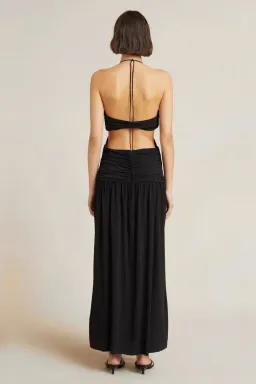 Bec and Bridge Adaline Cut Out Maxi Dress Black Size 8 for rent on The Volte - image 3