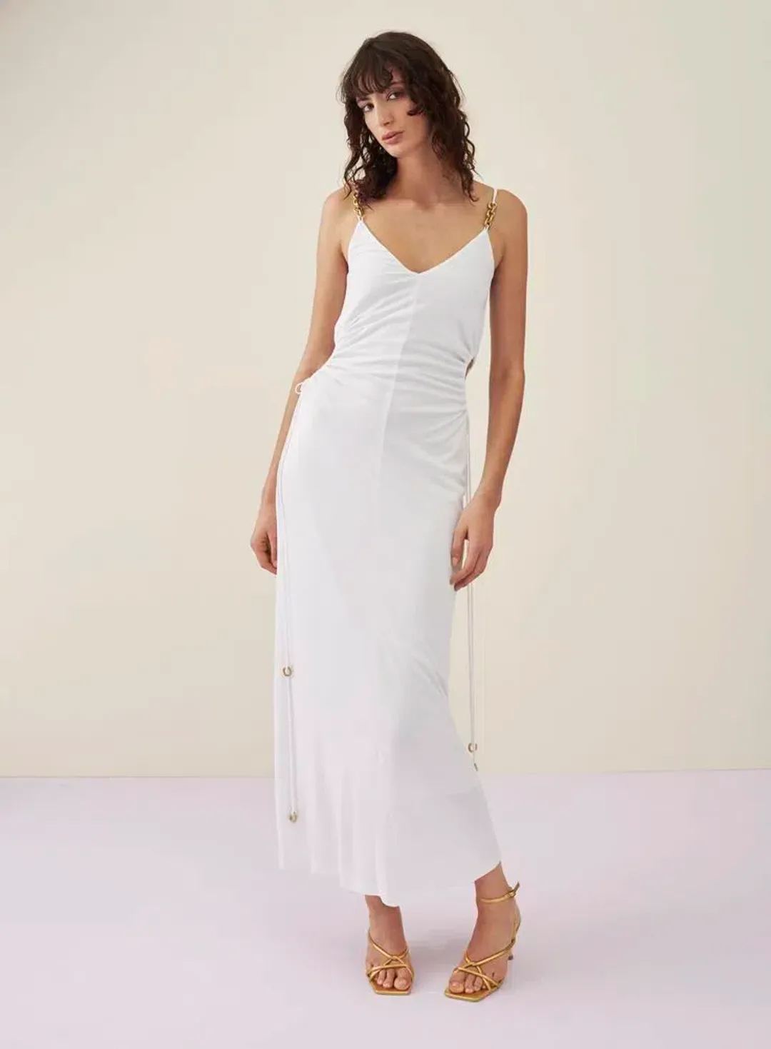 Manning Cartell Master Key Chain Dress White Size 12 for rent on The Volte - main image
