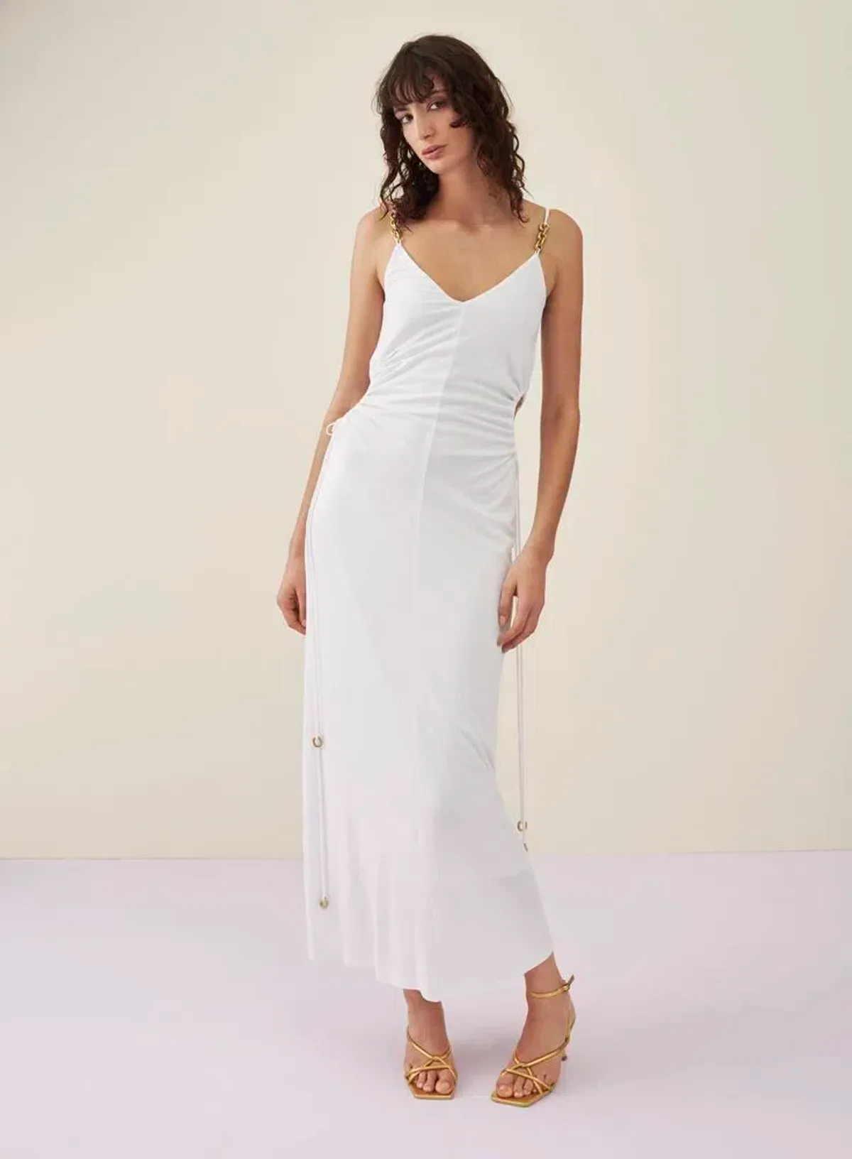 Manning Cartell Master Key Chain Dress White Size 12 for rent on The Volte - main image