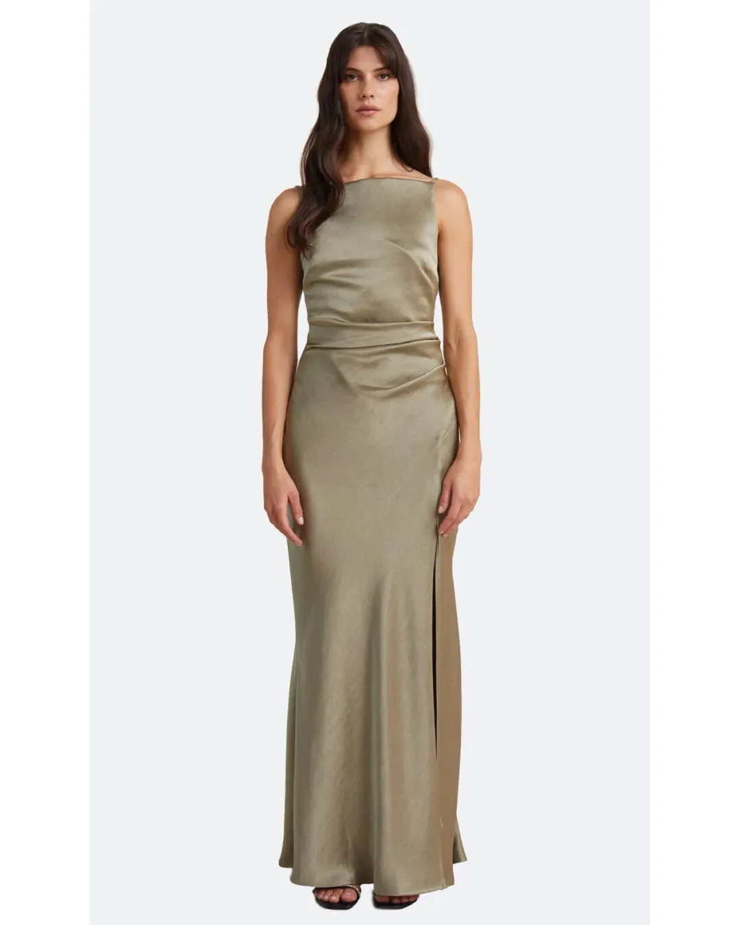Bec & Bridge The Dreamer Maxi Dress Sage Size 10 for rent on The Volte - main image