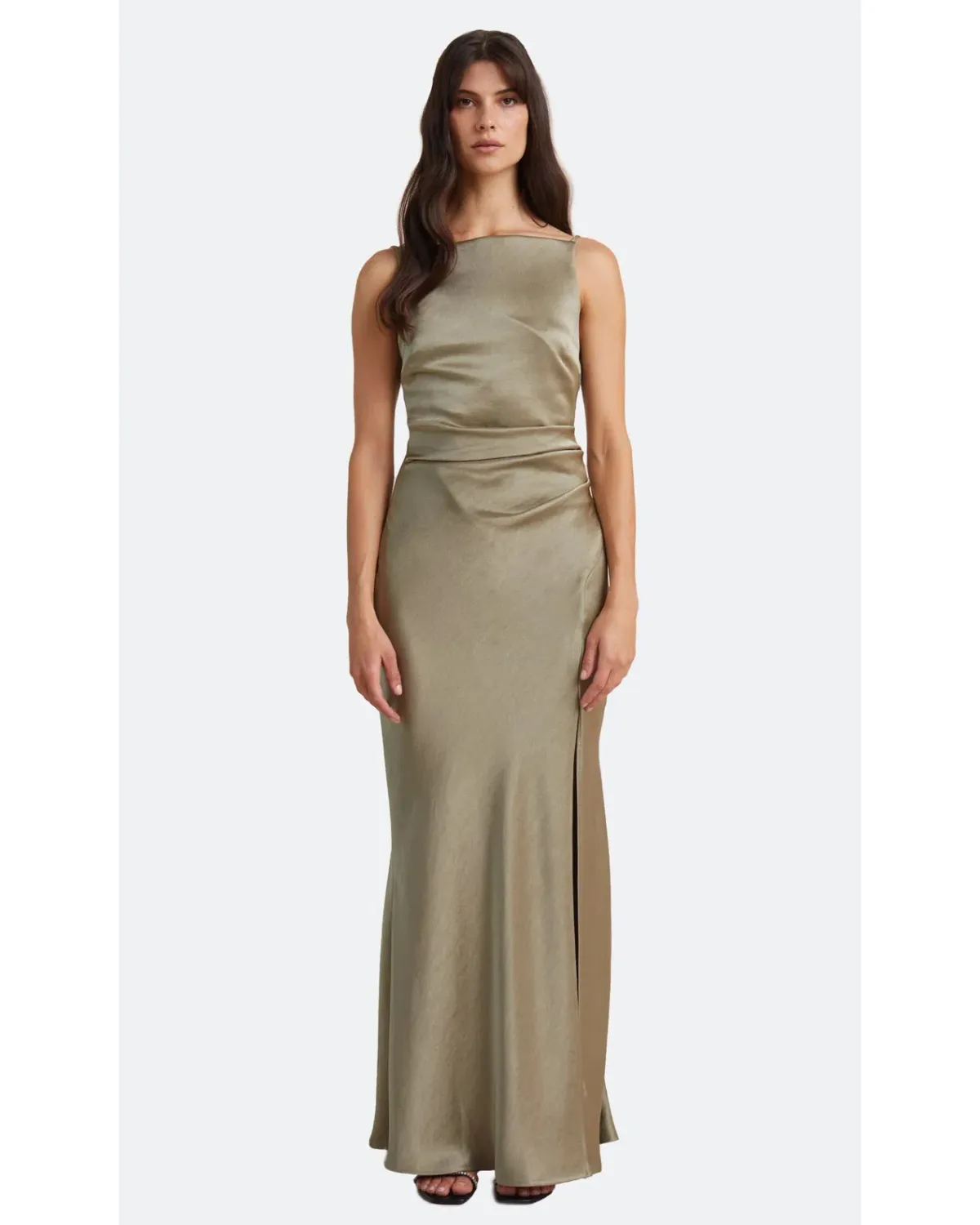Bec & Bridge The Dreamer Maxi Dress Sage Size 10 for rent on The Volte - main image