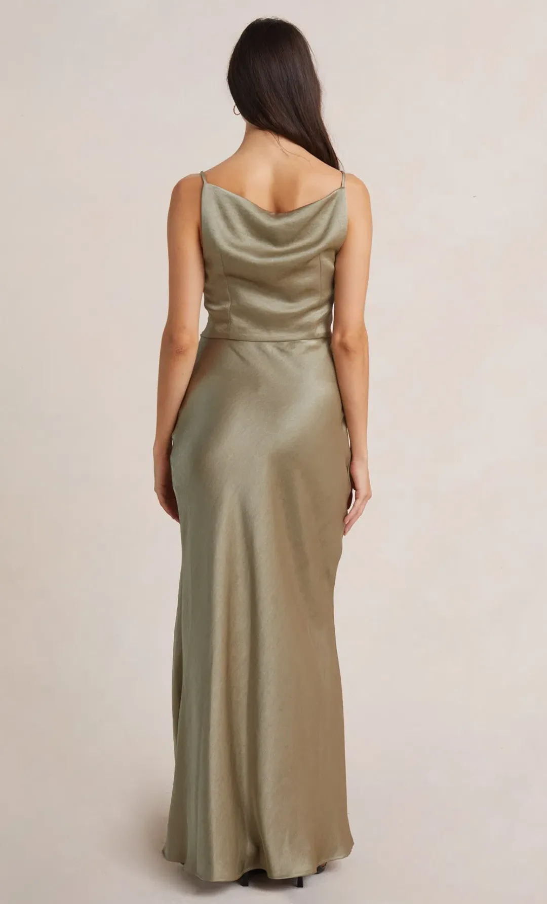 Bec & Bridge The Dreamer Maxi Dress Sage Size 10 for rent on The Volte - main image