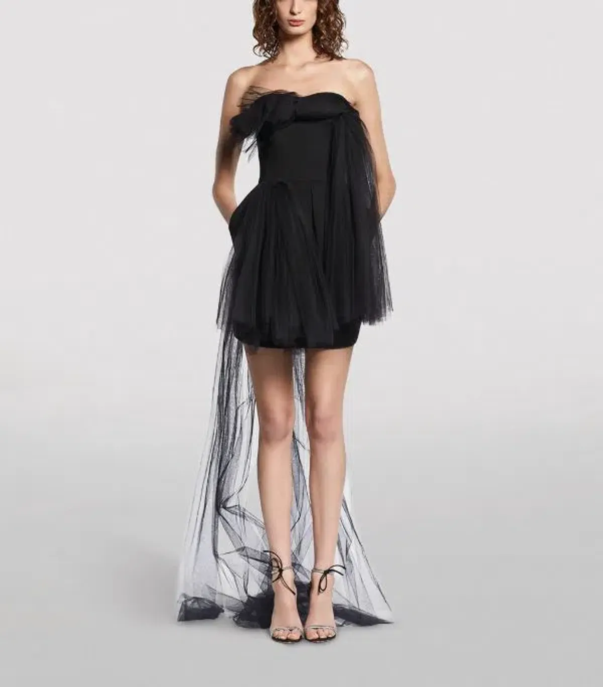 Maticevski Evermore Tulle Dress Black Size 8 for rent on The Volte - main image