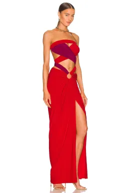 J.Angelique Femi Gown Red Size AU 6 for rent on The Volte - image 2