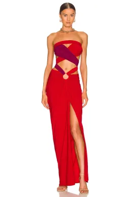 J.Angelique Femi Gown Red Size AU 6 for rent on The Volte - image 1