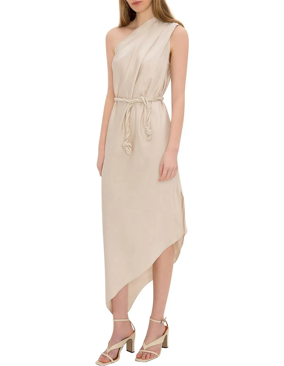 Bianca Spender Ibiza Dress Stone Size 1 / Au 8 for rent on The Volte - main image