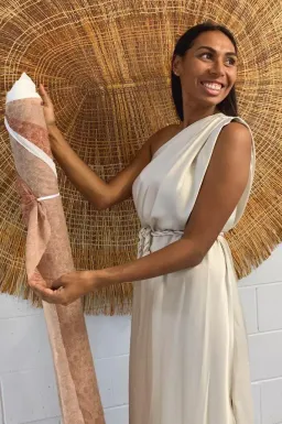 Bianca Spender Ibiza Dress Stone Size 1 / Au 8 for rent on The Volte - image 4