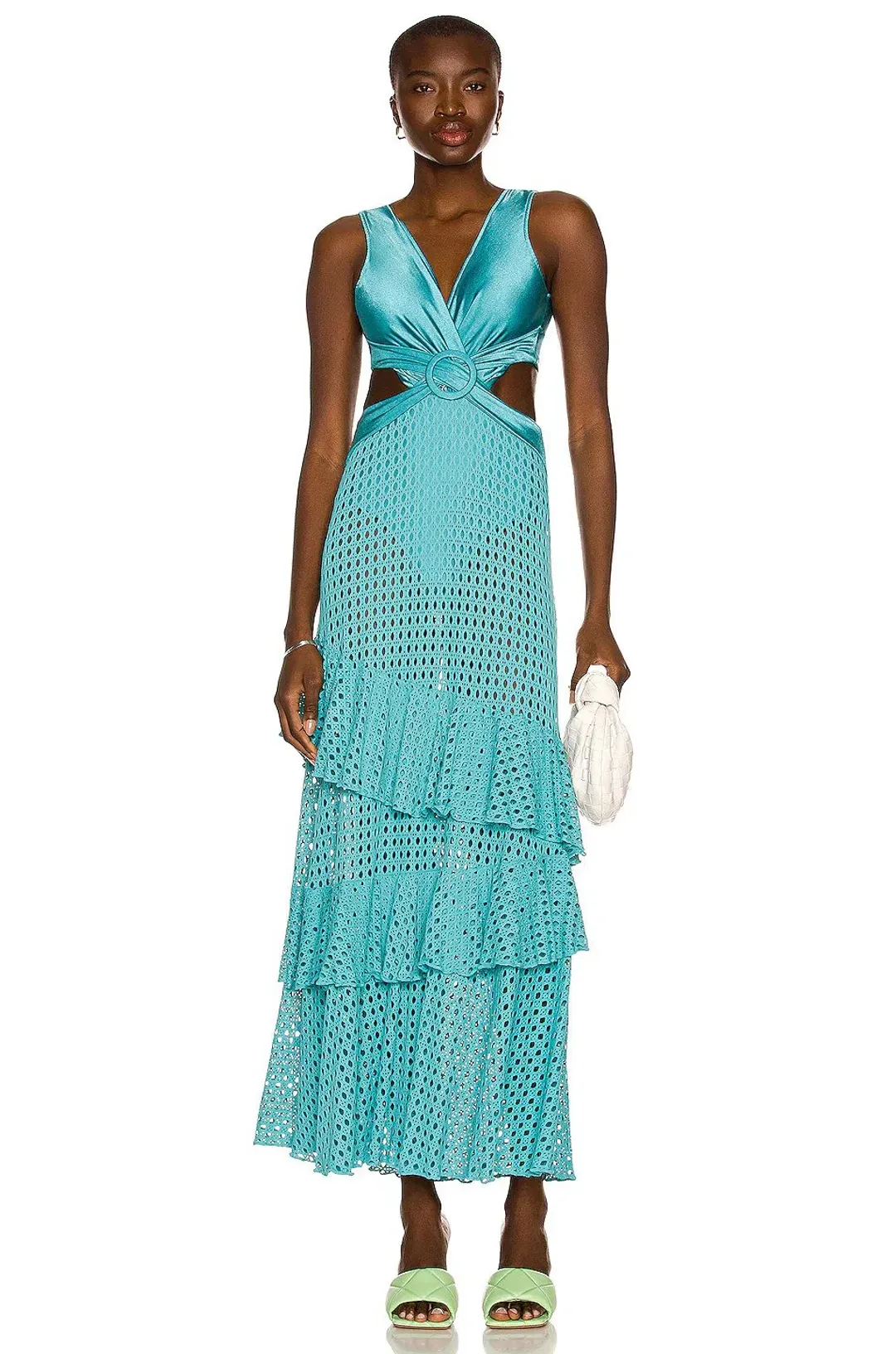 PatBo Sleeveless Beach Dress Blue Size XS / Au 6 for rent on The Volte - main image