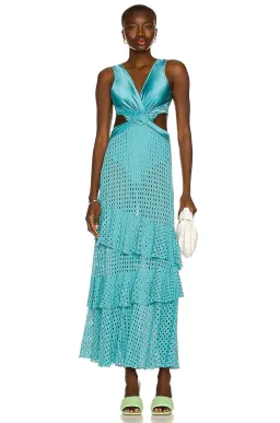 PatBo Sleeveless Beach Dress Blue Size XS / Au 6 for rent on The Volte - image 1