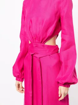 Bondi Born Belize Cut Out Maxi Dress Pink Size 6 for rent on The Volte - image 2