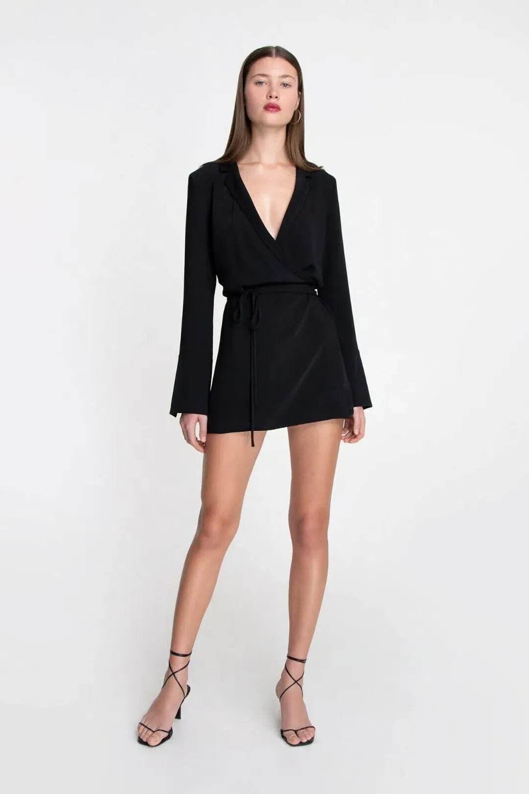 ORSEUND IRIS Boxy Wrap Mini Dress Size 10 for rent on The Volte - main image