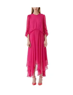 Camilla and Marc Dylan Midi Dress Pink Size 8  for rent on The Volte - image 1
