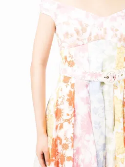 Zimmermann Postcard Spliced Midi Dress Size 1/Au 10 for rent on The Volte - image 3