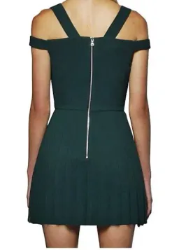 By Johnny Emerald City Mini Dress Green Size 12 for rent on The Volte - image 4
