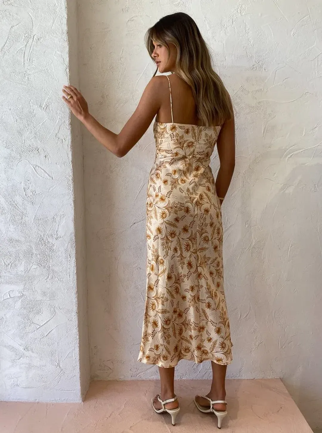 Bec & Bridge Fleetwood Midi Dress Floral Size 8 / S for rent on The Volte - main image