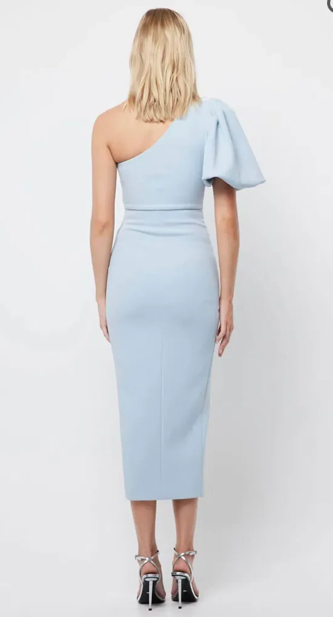 Mossman Go My Way Midi Dress Blue Size 6  for rent on The Volte - main image
