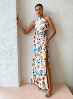 Sonya Moda Nour Seashell Dress Print Size 12  for rent on The Volte - image 4