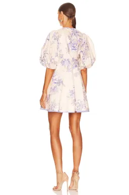 Zimmermann Linen Day Mini Dress Print Size 8 for rent on The Volte - image 3