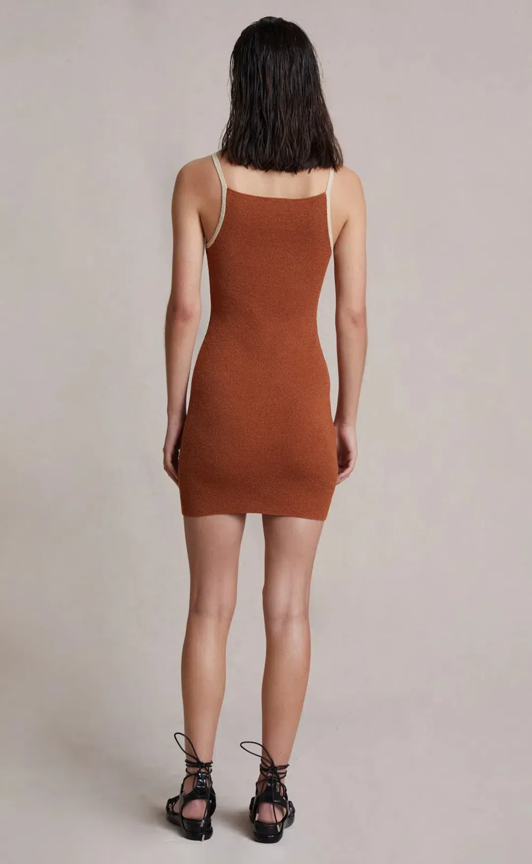 Bec and Bridge Oasis Knit Mini Brown Size AU 8 for rent on The Volte - main image