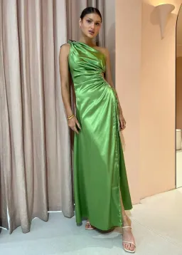 Sonya Moda Nour Maxi Dress Olive Size 8 / S for rent on The Volte - image 1