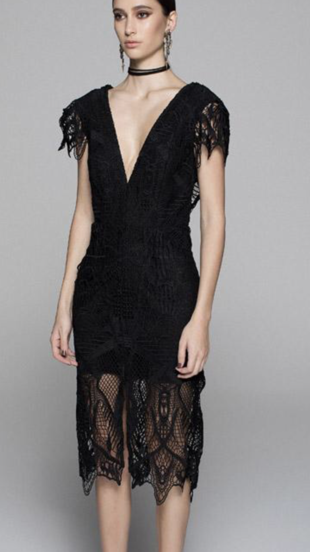 Demkiw Tribal Lace dress for rent on The Volte - main image