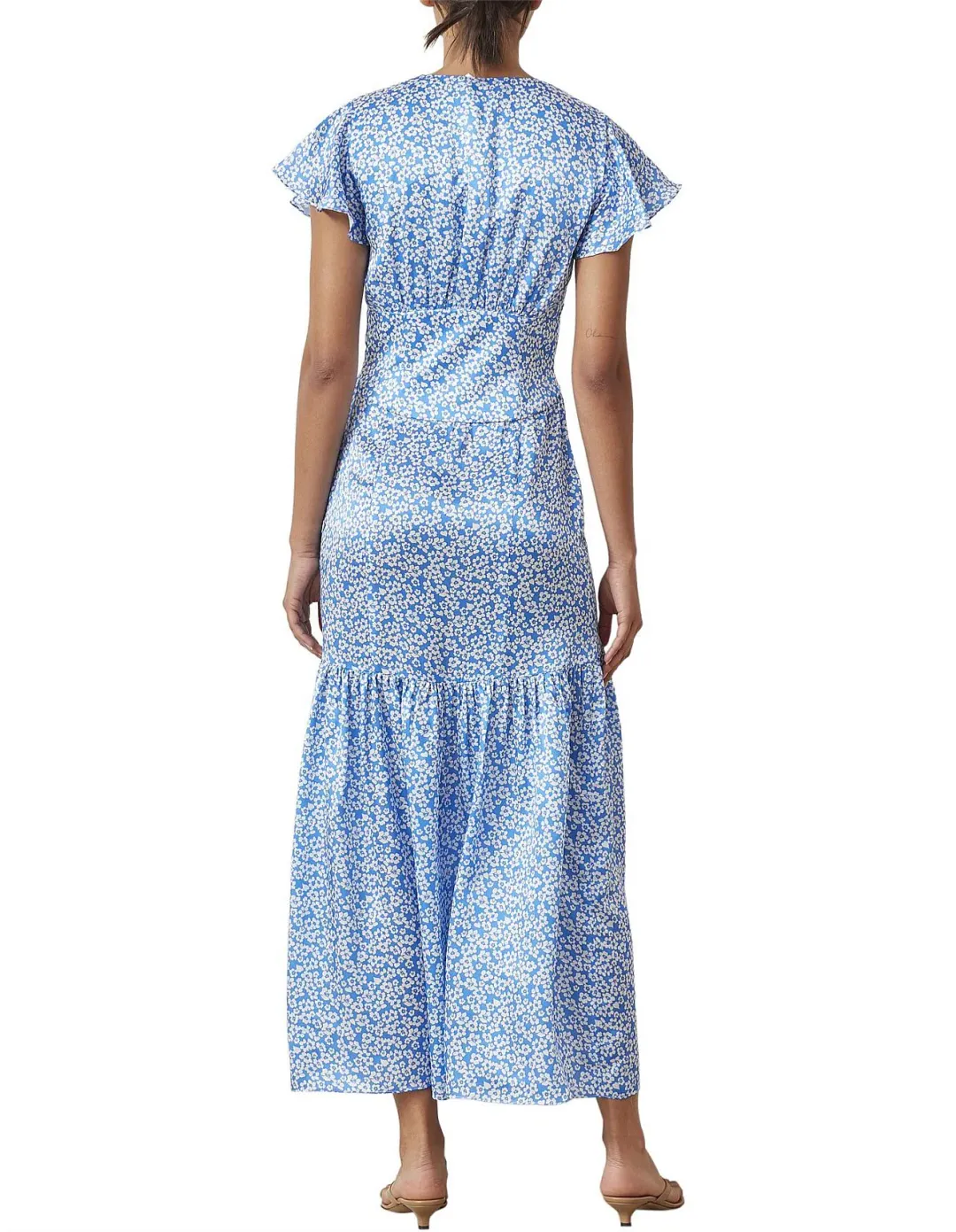 Bec & Bridge Alizee Midi Dress Blue Size 8 / S for rent on The Volte - main image
