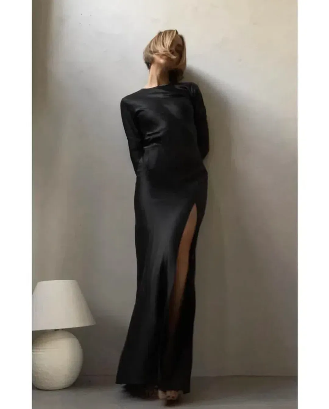 Sir the Label Soleil Long Sleeve Dress Black Size 1 / Au 8 for rent on The Volte - main image