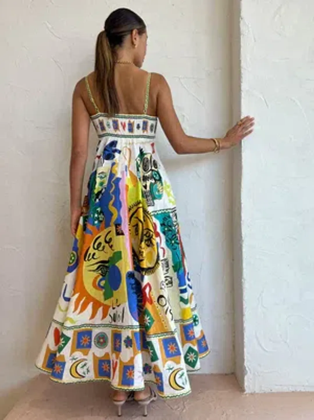 Alemais Soleil Sundress Print Size 8 for rent on The Volte - main image