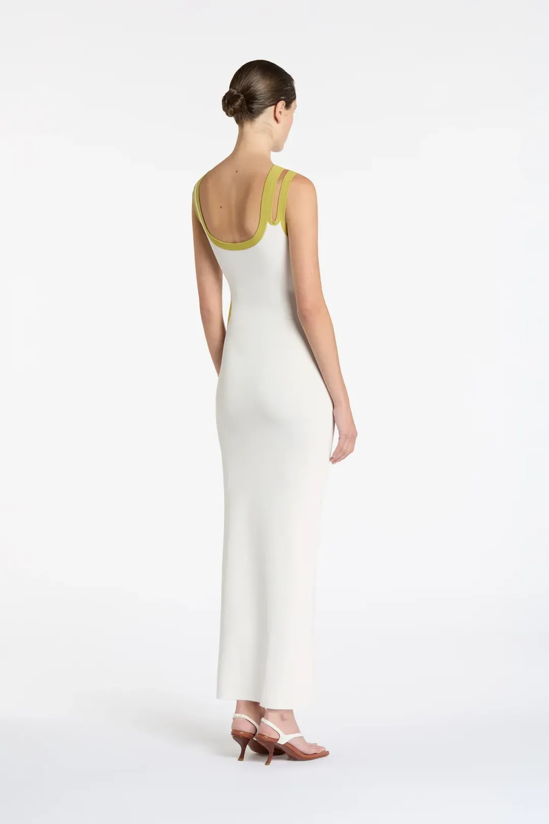 Sir The Label Evalina Cut Out Dress In Citrus Size 1/Au 8 for rent on The Volte - main image