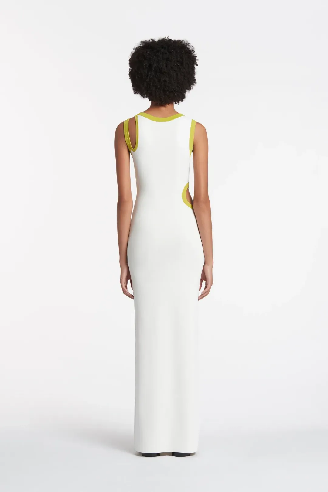 Sir The Label Evalina Cut Out Dress In Citrus Size 1/Au 8 for rent on The Volte - main image