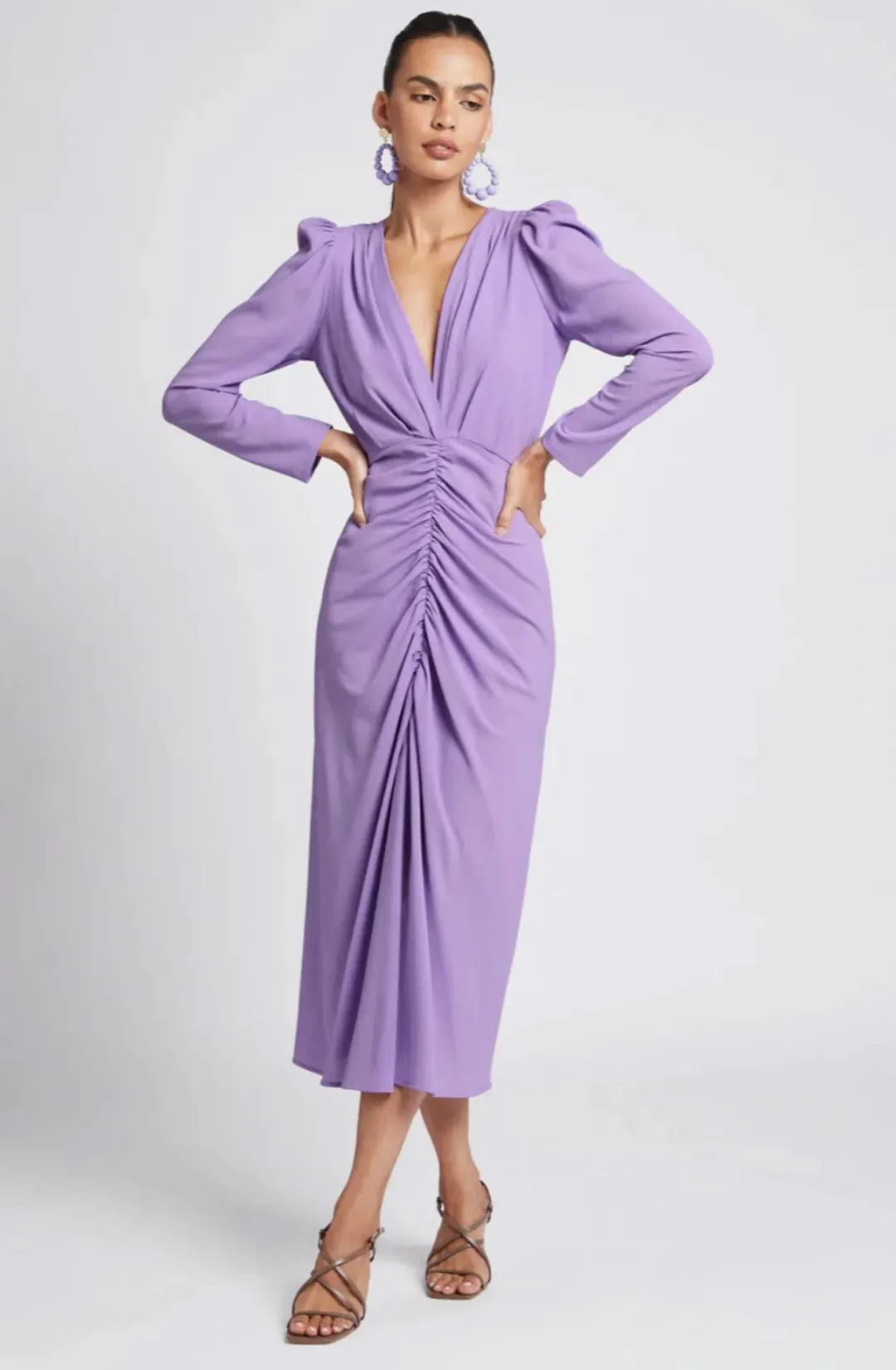 Sheike Liason Dress Purple Size AU 12 for rent on The Volte - main image