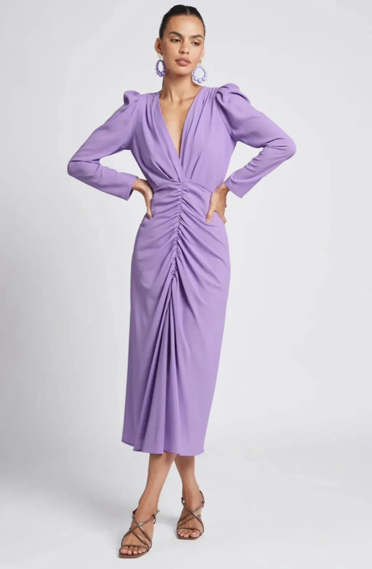 Sheike Liason Dress Purple Size AU 12 for rent on The Volte - main image