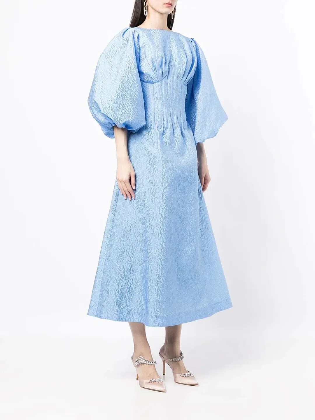 Rachel Gilbert Emiko Dress in Blue Size 4/AU14 for rent on The Volte - main image